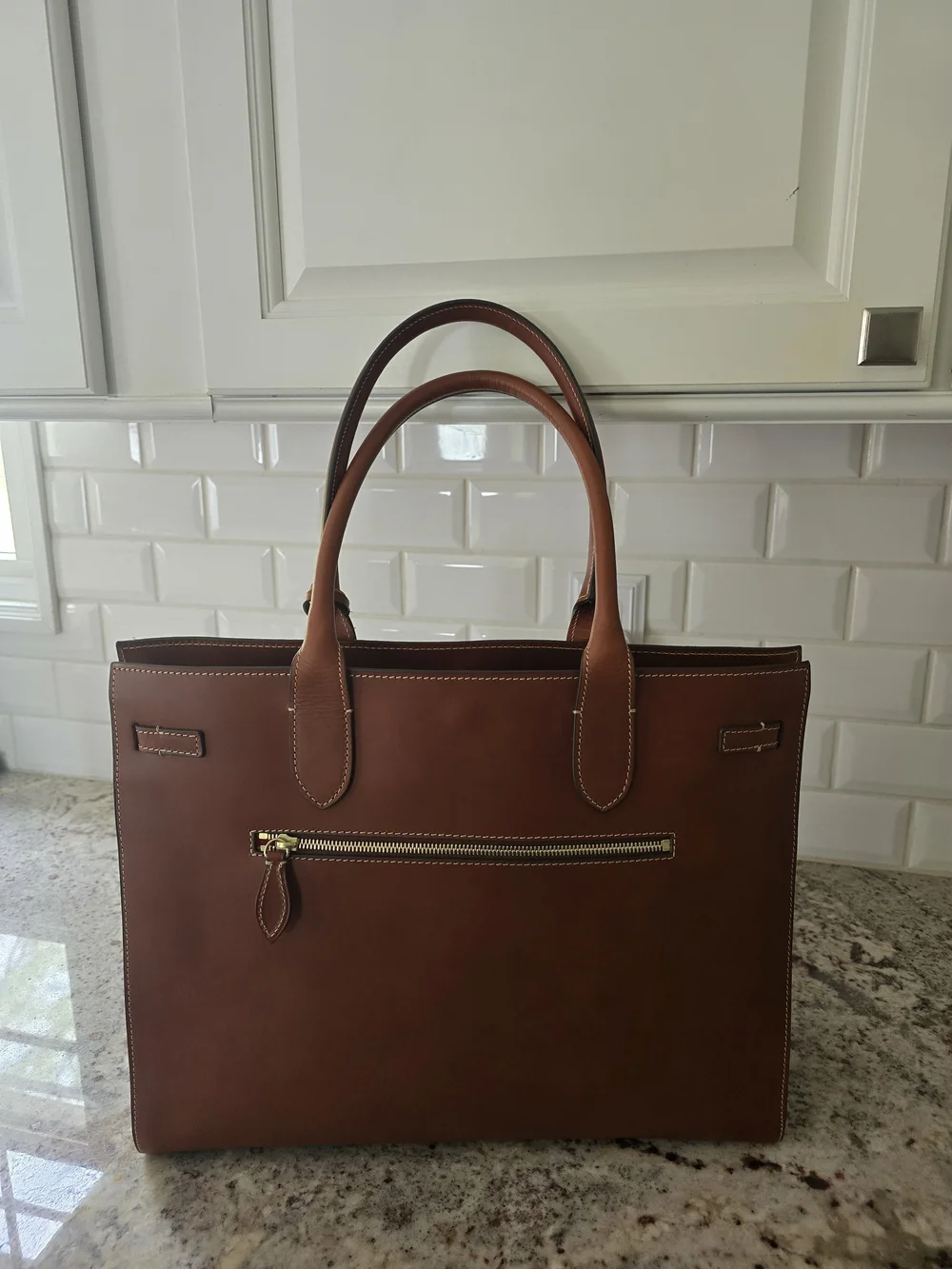 NWOT Dooney & Bourke Alto Tassel Tote - Tobacco Brown - Picture 6 of 16